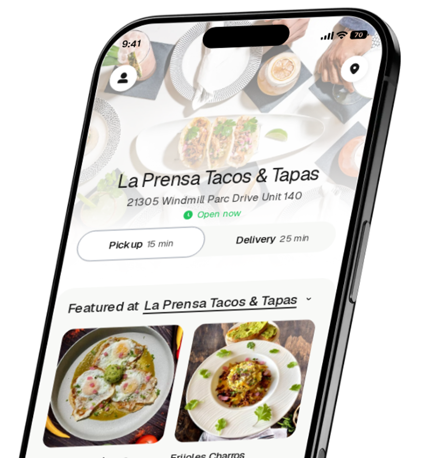 La Prensa Tacos & Tapas app preview