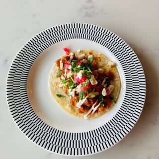 Roasted Harissa Cauliflower Taco