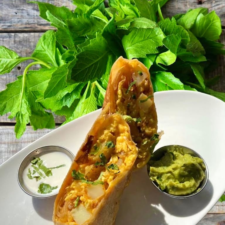 Delicious Breakfast Burrito