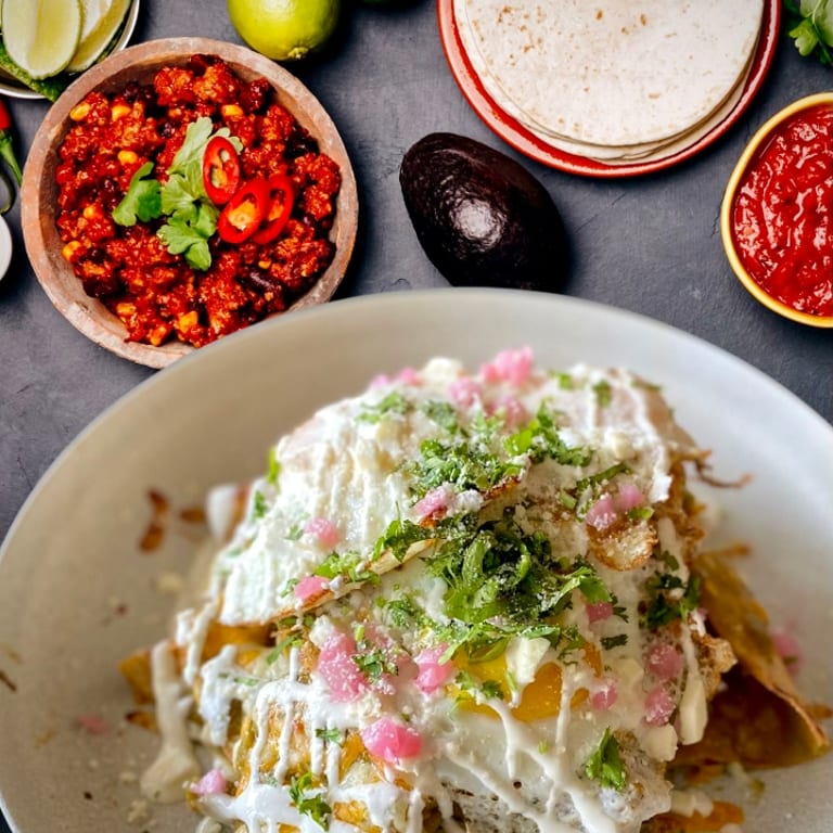 Delicious Chilaquiles Await You